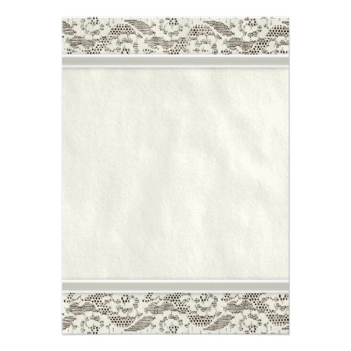 Ivory Country Lace Wedding Invitations