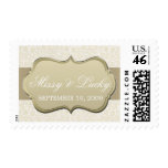 Ivory &amp; Gold Couple Stamp