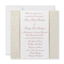 Ivory & Gold Invitation