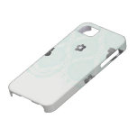 ivory greens damask pattern iPhone 5 case