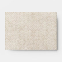 Ivory Lace Envelope - A6