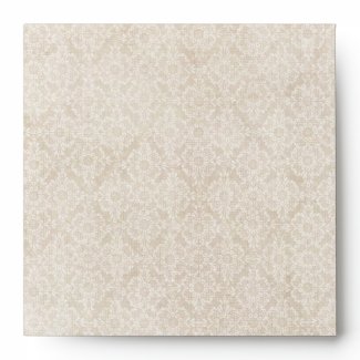Ivory Lace Envelope-Square envelope