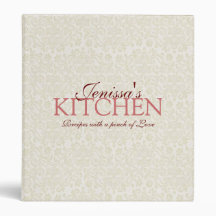 Ivory Lace Recipe Binder