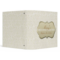Ivory Lace Wedding Planner Binders
