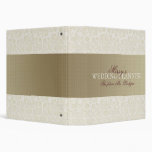 Ivory Lace Wedding Planner Binders