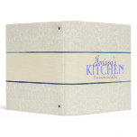 Ivory Lace with Ribbon Recipe Binder