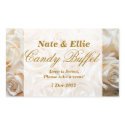 Ivory Rose Candy Buffet Sticker sticker
