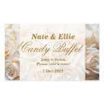 Ivory Rose Candy Buffet Sticker