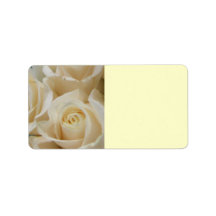Ivory Rose Mailing Labels