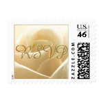 Ivory Rose RSVP postage stamp