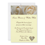 Ivory Rose Wedding Invitation