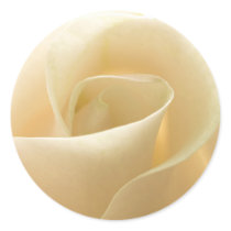 Ivory Rose Wedding Stickers
