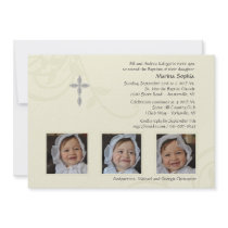 Ivory Splendor Photo Invitation