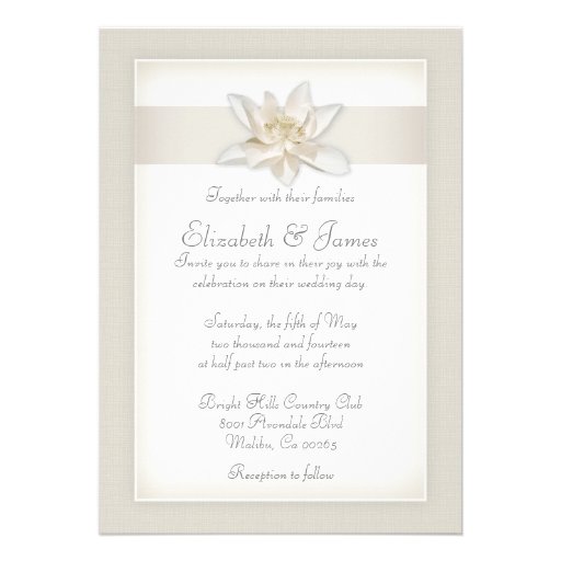 Ivory Wedding Invitations