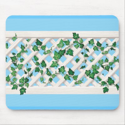 Ivy Lattice Mouse Mat by SgtSchulz