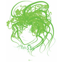 Ivy Medusa Green t-shirts