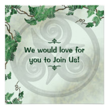 Ivy Triskel Personalized Invitations