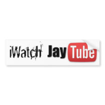 iWatch JayTube bumper stickers by JMcC1414 iWatch JayTube bumper stickers