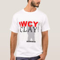 IWCY CLAY CLUB_Large Logo_MEMBER t-shirts by rachelle33 IWCY CLAY CLUB_Large Logo_MEMBER t-shirts