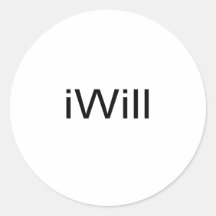iWill Stickers