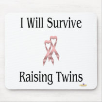 IWillSurviveRaisingTwinsGirlGirl mousepads