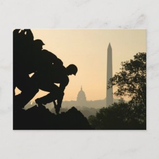 Iwo Jima Morning Postcard postcard