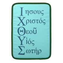 IXOYE Acronym - Blue MacBook Sleeve