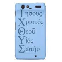 IXOYE Acronym - Blue Motorola Droid RAZR Cover
