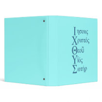 IXOYE Acronym - Blue Vinyl Binder