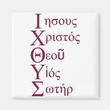 IXOYE Acronym - Red Fridge Magnet