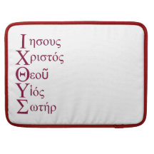 IXOYE Acronym - Red MacBook Pro Sleeves