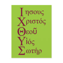 IXOYE Acronym - Red Postcard