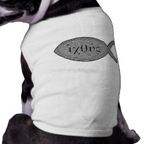 IXOYE Fish - Stone Effect Pet Tee Shirt