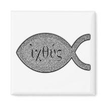 IXOYE Fish - Stone Effect Refrigerator Magnets