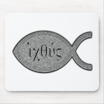 IXOYE Fish - Stone Effect Mouse Pad