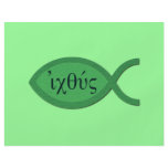 IXOYE Greek Text - Green Parchment Flyers