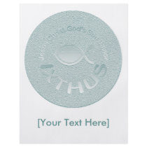 IXTHUS Circular Silver Plaque flyers