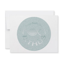 IXTHUS Circular Silver Plaque invitations by ChristianFish IXTHUS Circular Silver Plaque invitations