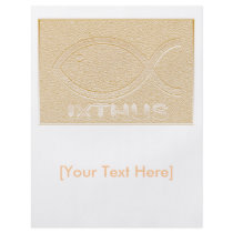 IXTHUS Symbol - Gold Plaque flyers
