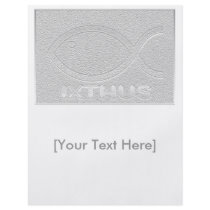 IXTHUS Symbol - Silver Plaque flyers