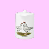 Ixworth Chickens teapots