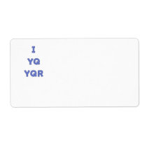 IYQYQR Like You Are Shipping Label
