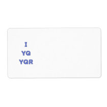 IYQYQR Like You Are Personalized Shipping Label