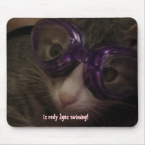 iz redy 2goz swiming! mousepads