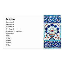 iznik ceramics Business Card