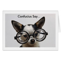 j0407016, Confucius Say... cards by CritterNurse777 j0407016, Confucius Say... cards
