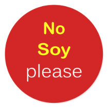 j8 - Food Request ~ NO SOY PLEASE. Sticker