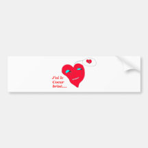 J AI the HEART BREAKS 1.PNG Bumper Stickers