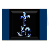 J.C. with Cross cards