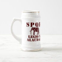 J. Caesar 5th Alaudae Roman Legion Elephant Stein Mug
